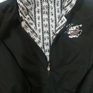 Disney Mickey & Minnie Mouse Black Jacket Coat 3X